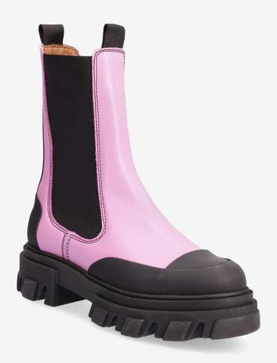 Cleated Mid Chelsea Boot - boots - cyclamen