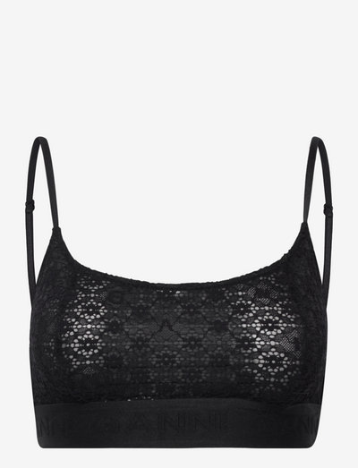 Lace Intimates Top - bras with padding - black