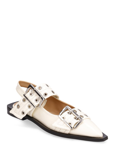 Ganni Feminine Buckle - Ballerines - Boozt.com