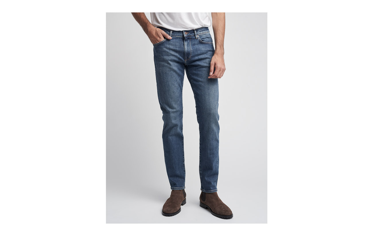 Jeans Slim Gant In Worn Dark Blue Z05x1SzU