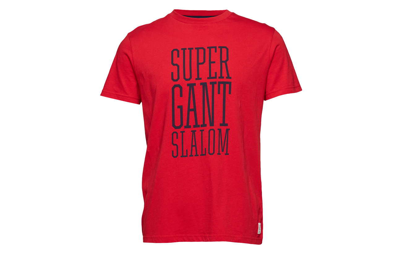 Red Ss T O1 New shirt Bright Graphic Gant xfq6p0wf
