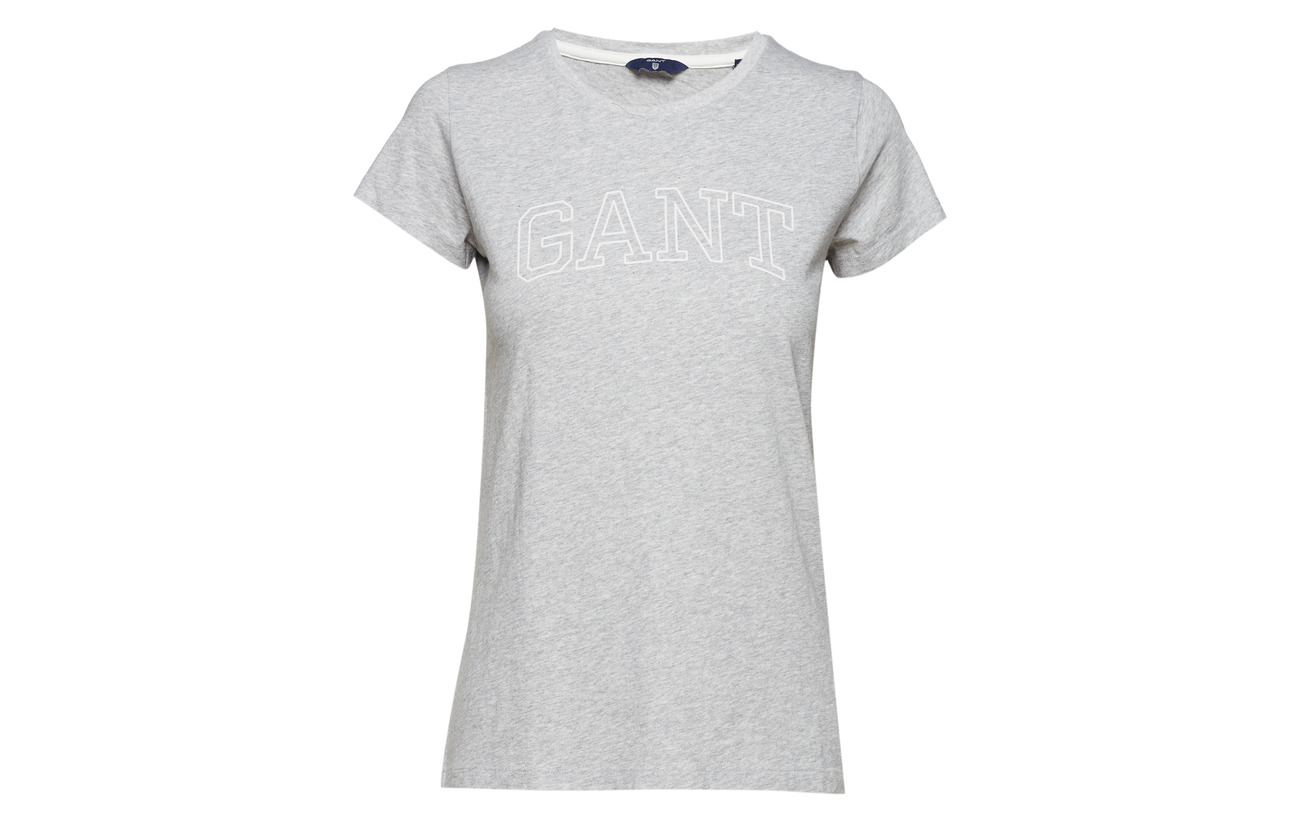 Capsleeve Gant Logo Coton T Arch Eggshell 100 shirt OEa4qfTEw