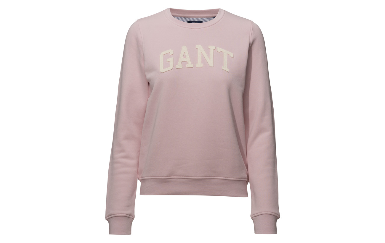Grey Melange Logo Arch Polyester Sweat Gant O1 10 90 Coton Rgwvqn7xI
