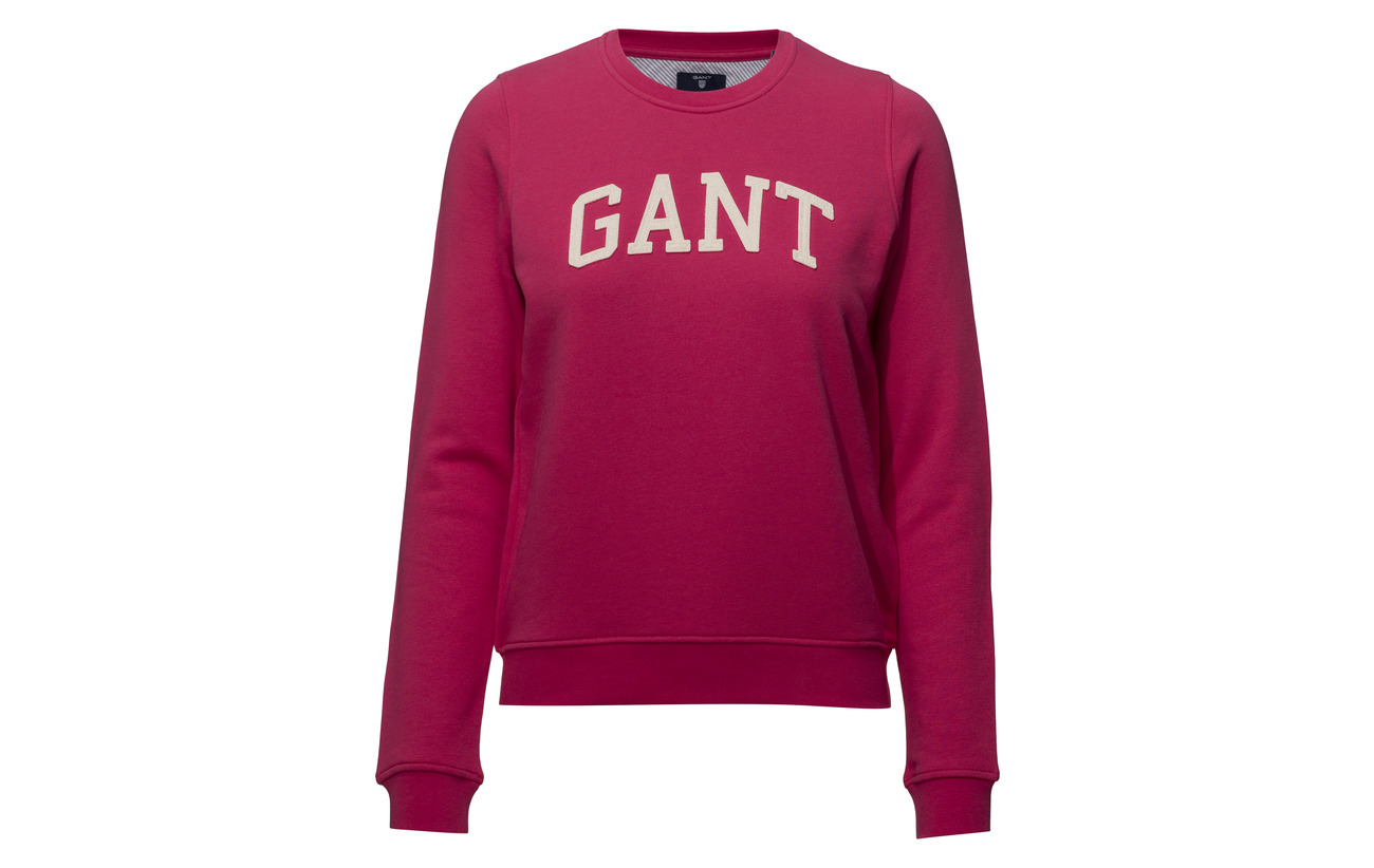 Grey Melange Logo Arch Polyester Sweat Gant O1 10 90 Coton Rgwvqn7xI