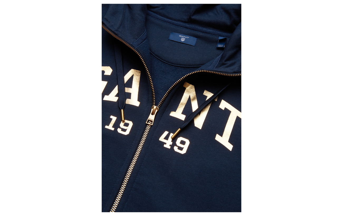 80 Gant Hoodie O2 Zip 20 Coton Fig Full Giving Gift Polyester Purple zqzfTXxrw