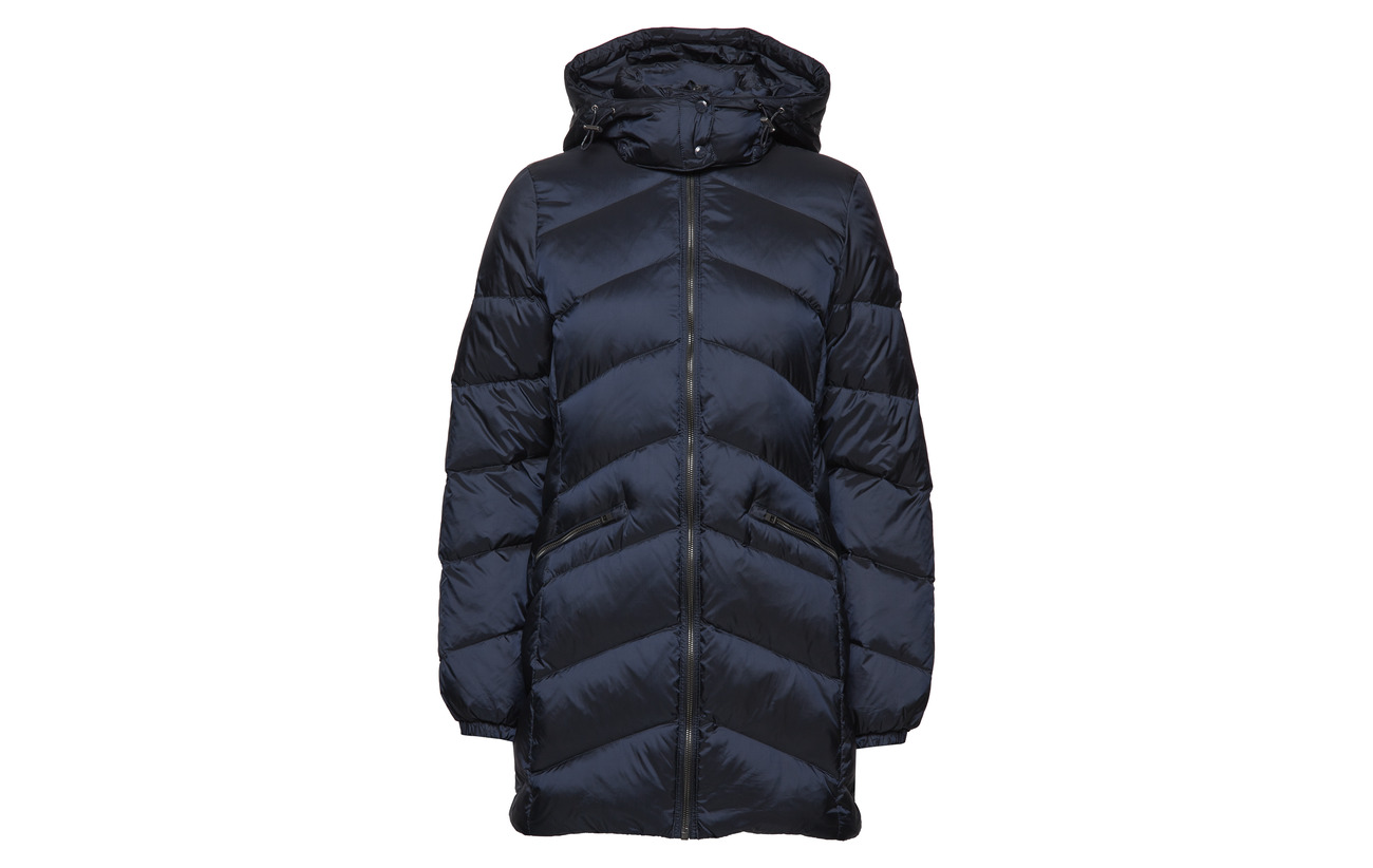 Down Long Black Classic O2 100 Polyamide Gant Coffee Jacket wUpqtFxp6