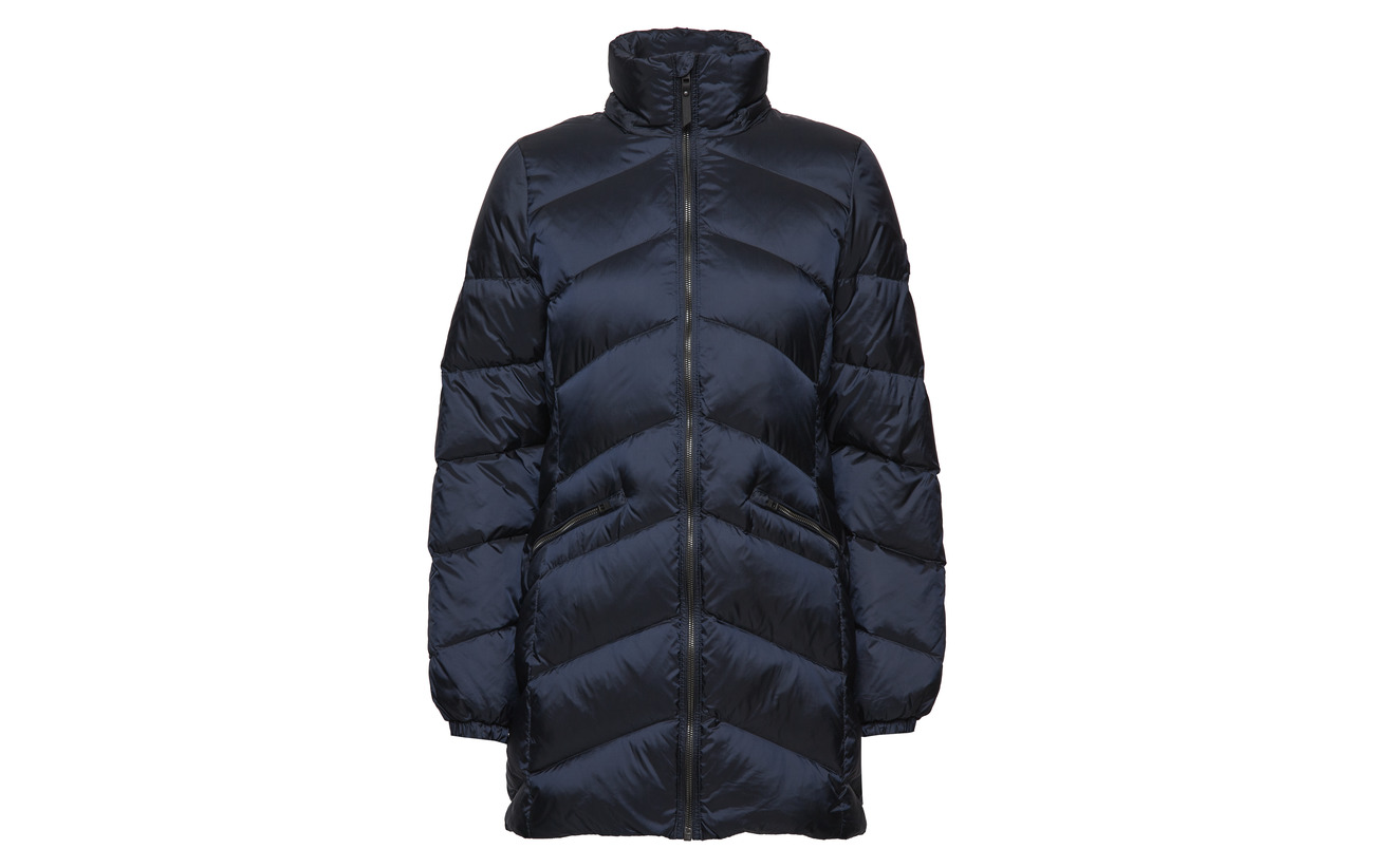 Down Long Black Classic O2 100 Polyamide Gant Coffee Jacket wUpqtFxp6