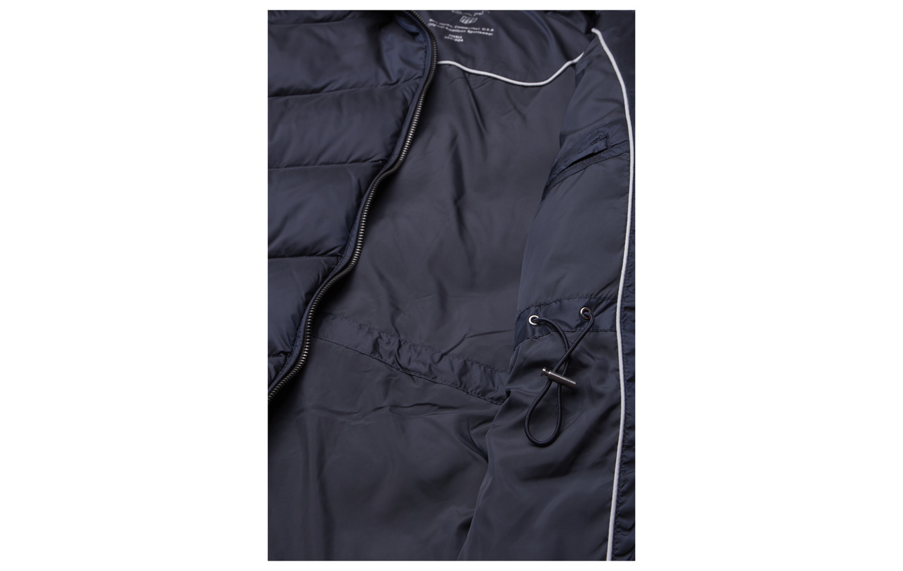 Down Long Black Classic O2 100 Polyamide Gant Coffee Jacket wUpqtFxp6