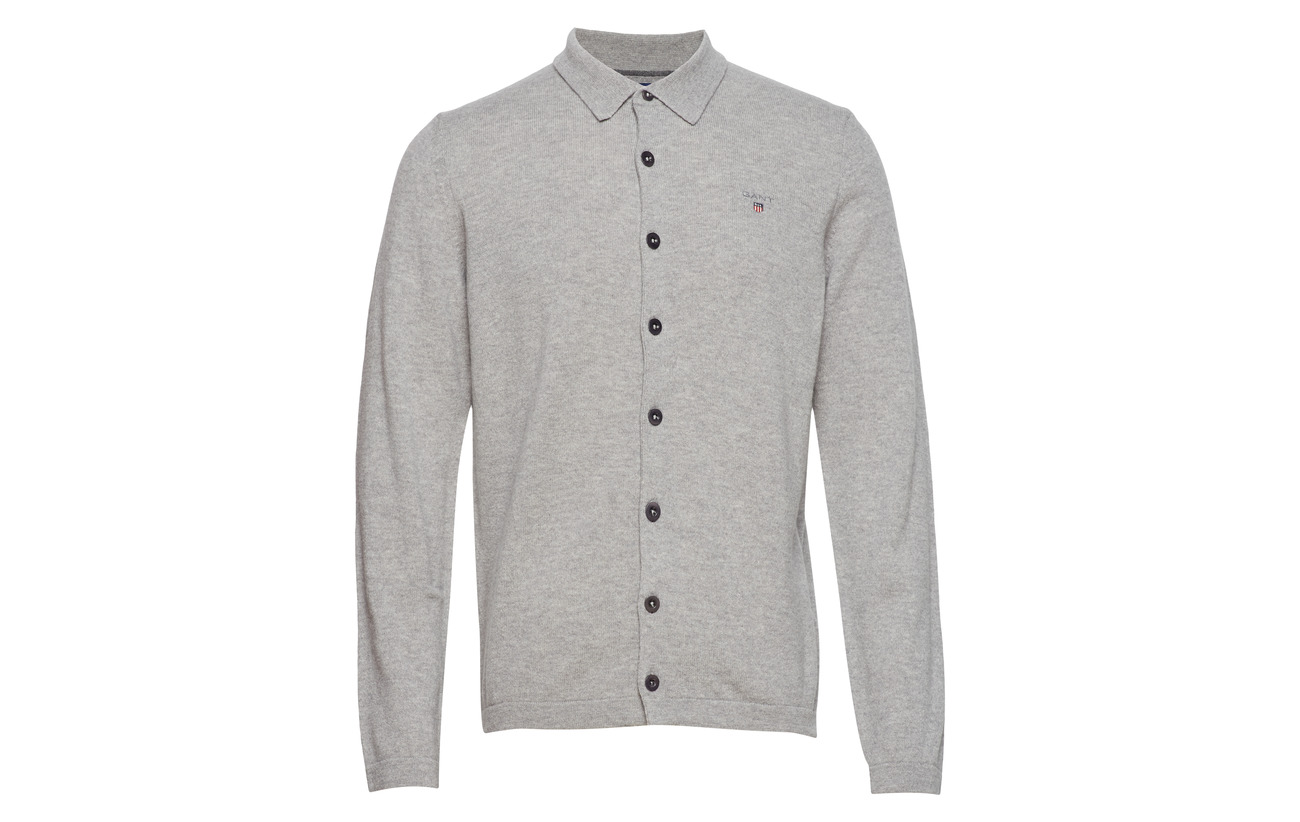 Poloshirt Marine Knitted O1 Gant Cardigan qn5PRwqC