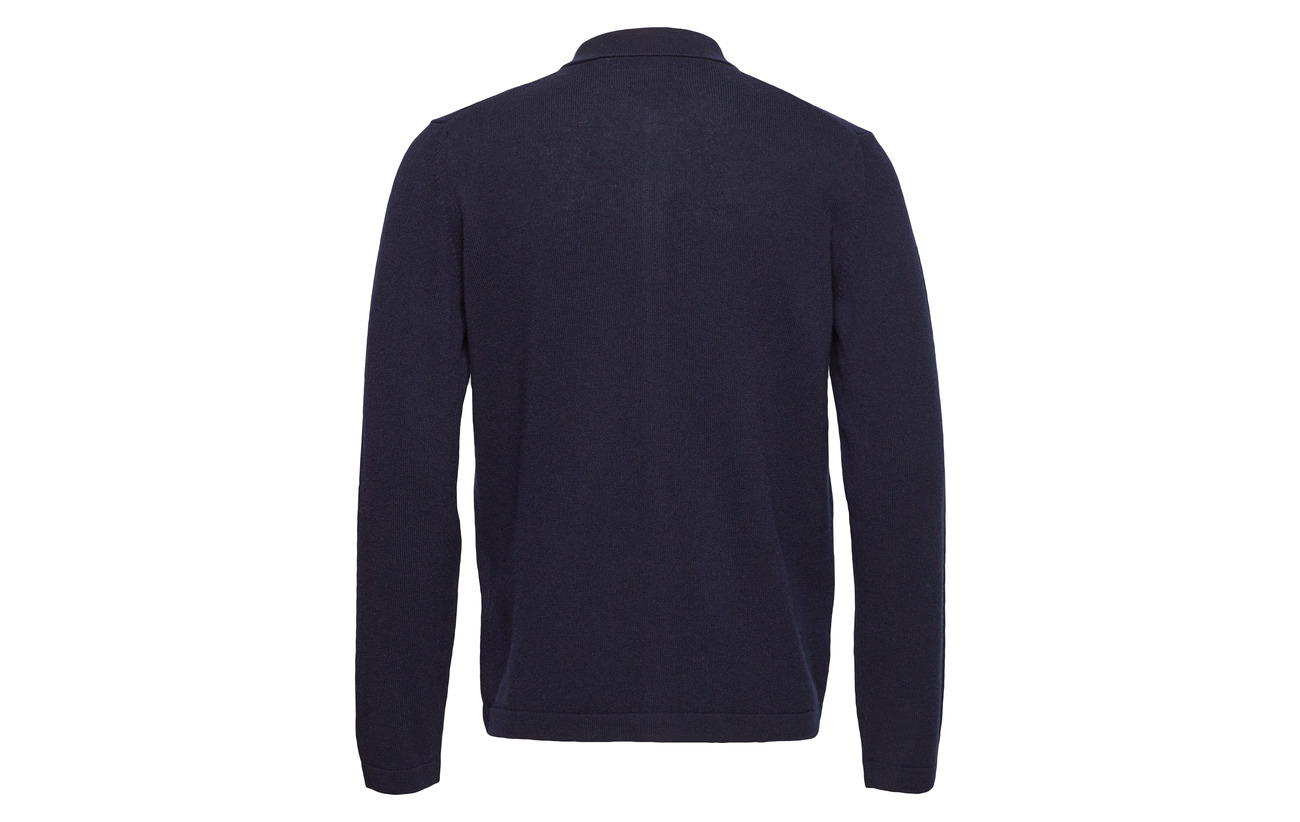 Poloshirt Marine Knitted O1 Gant Cardigan qn5PRwqC