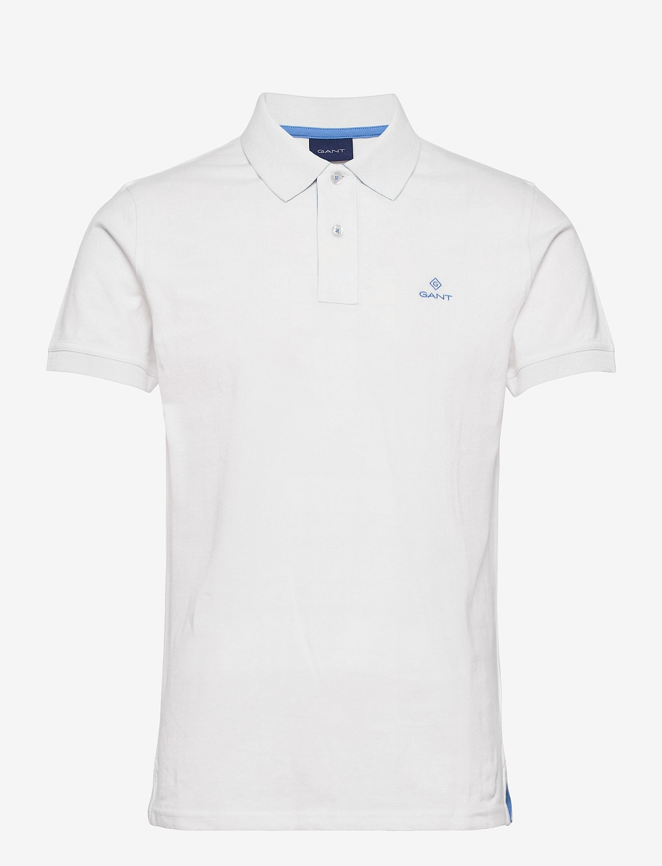 gant contrast collar pique polo shirt