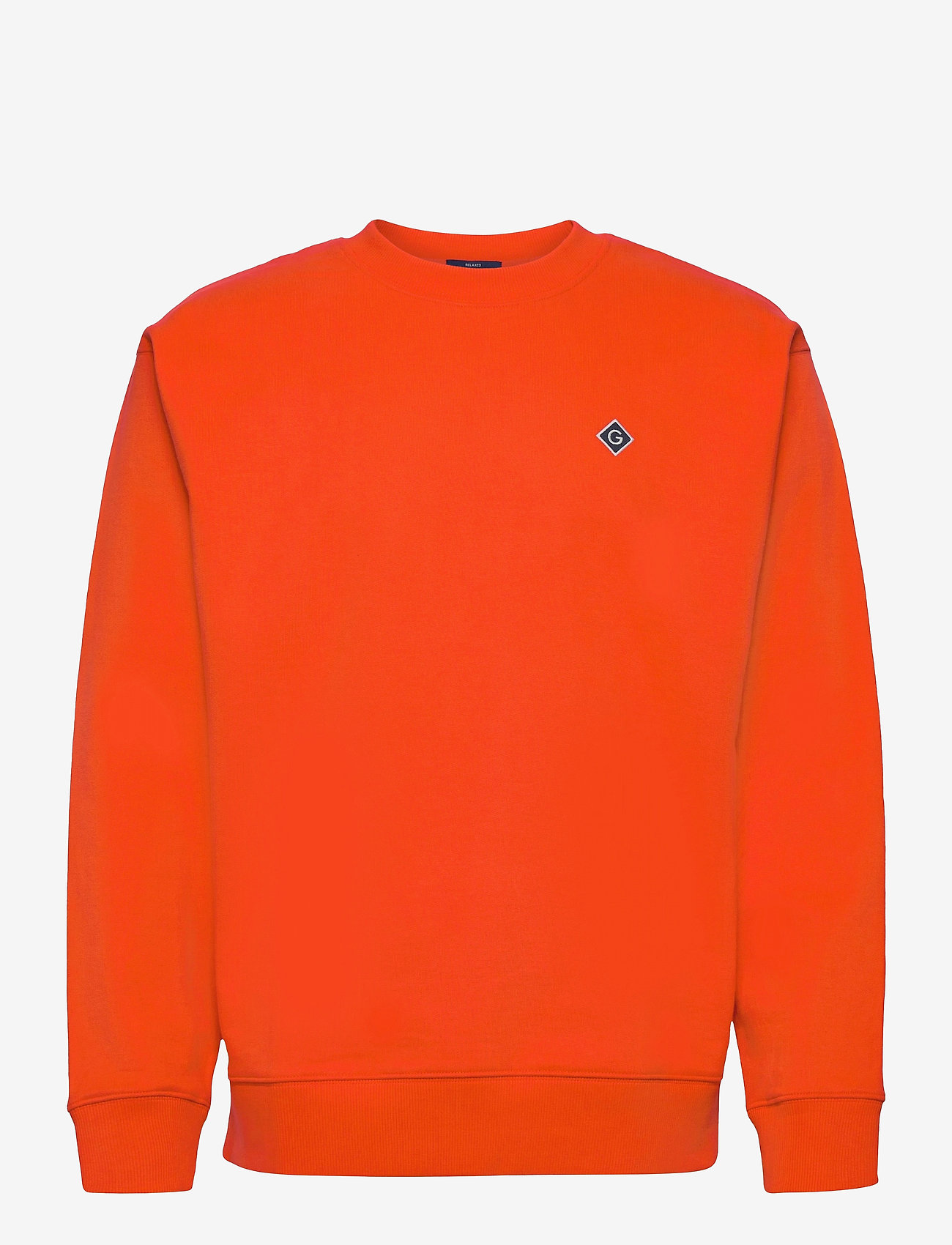 D1 Gant Diamond G C Neck Sweat Lava Red 299 70 Kr Gant Boozt Com