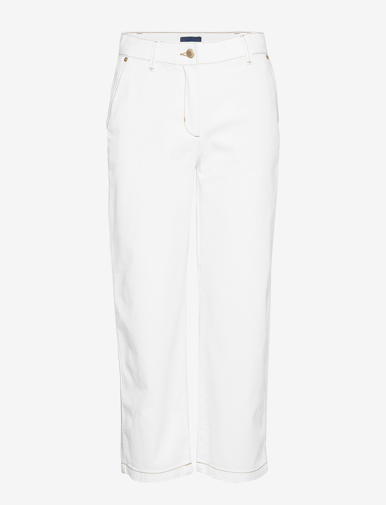 ecru slim wide leg jeans