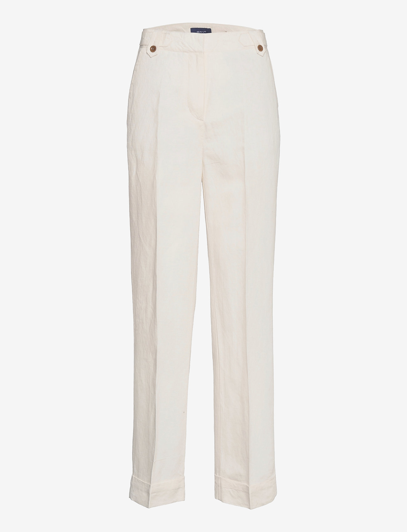 GANT D1. Linen Blend Wide Pant - Wide leg trousers | Boozt.com