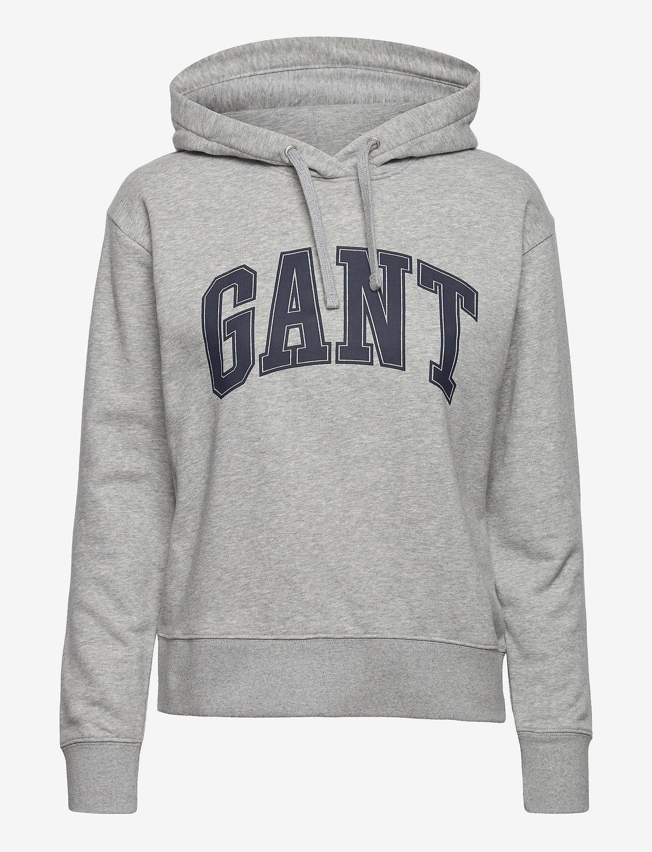 GANT - MD. FALL HOODIE SWEAT - hoodies - grey melange - 0