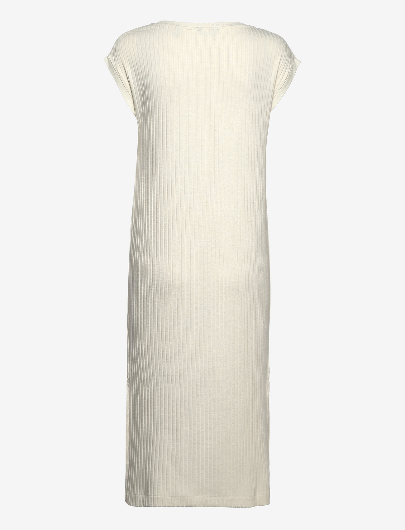 GANT - D1. DETAIL SLIT JERSEY DRESS - summer dresses - linen - 1
