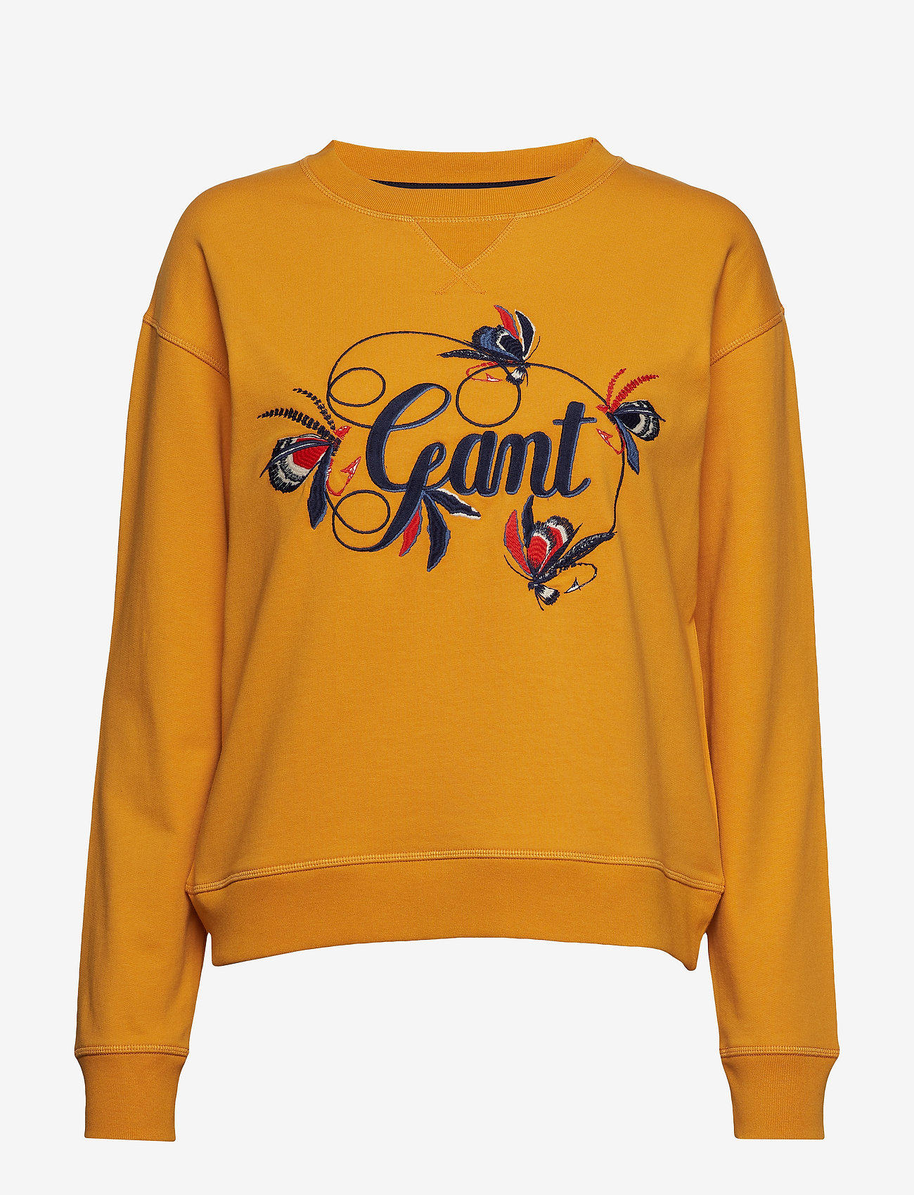 gant gold logo sweatshirt