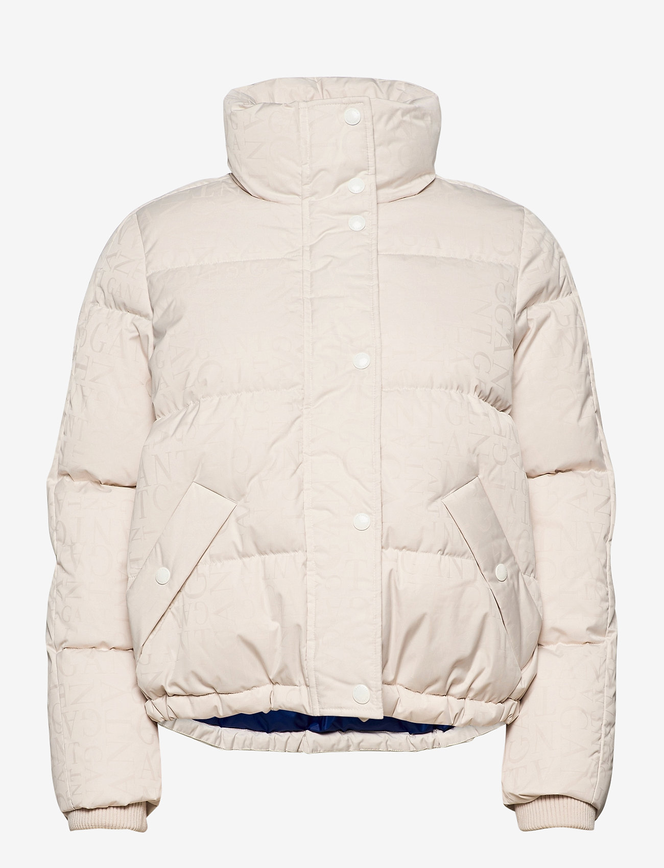 GANT D2. Jacquard Gant Word Down Jacket - Down- & padded jackets ...