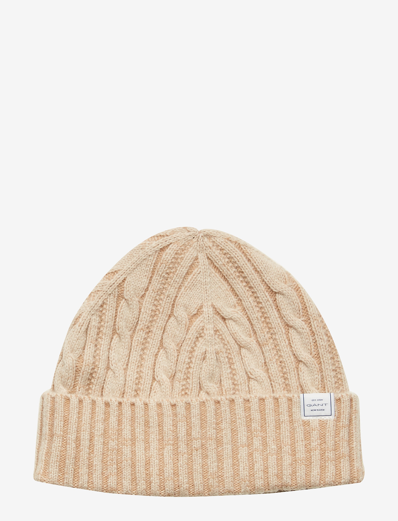 tan knit hat