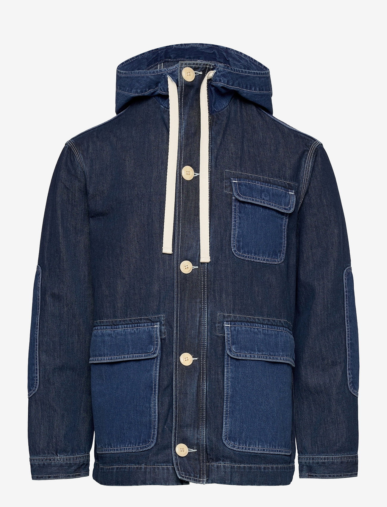 GANT D2. Denim Short Parka - Denim 