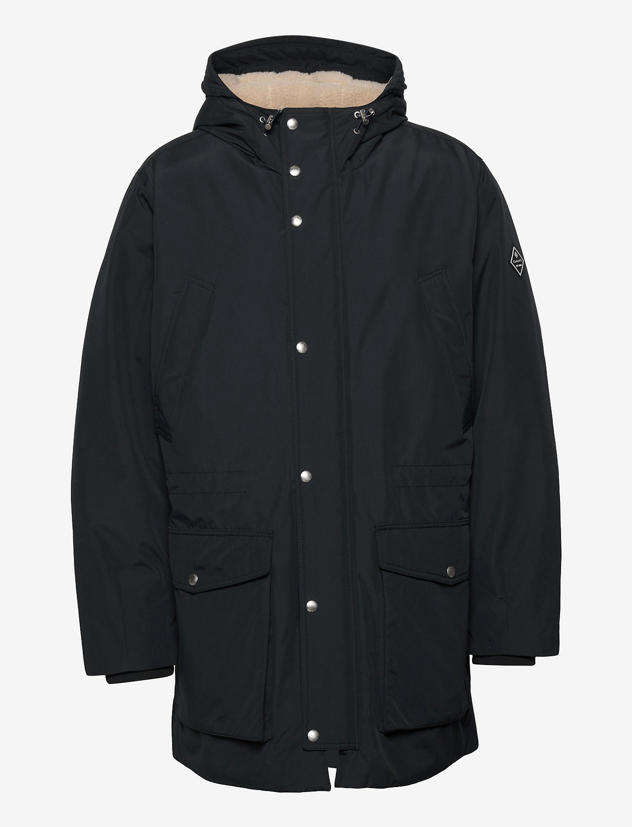 GANT - D2. EVERYDAY PARKA - winter jackets - black - 0