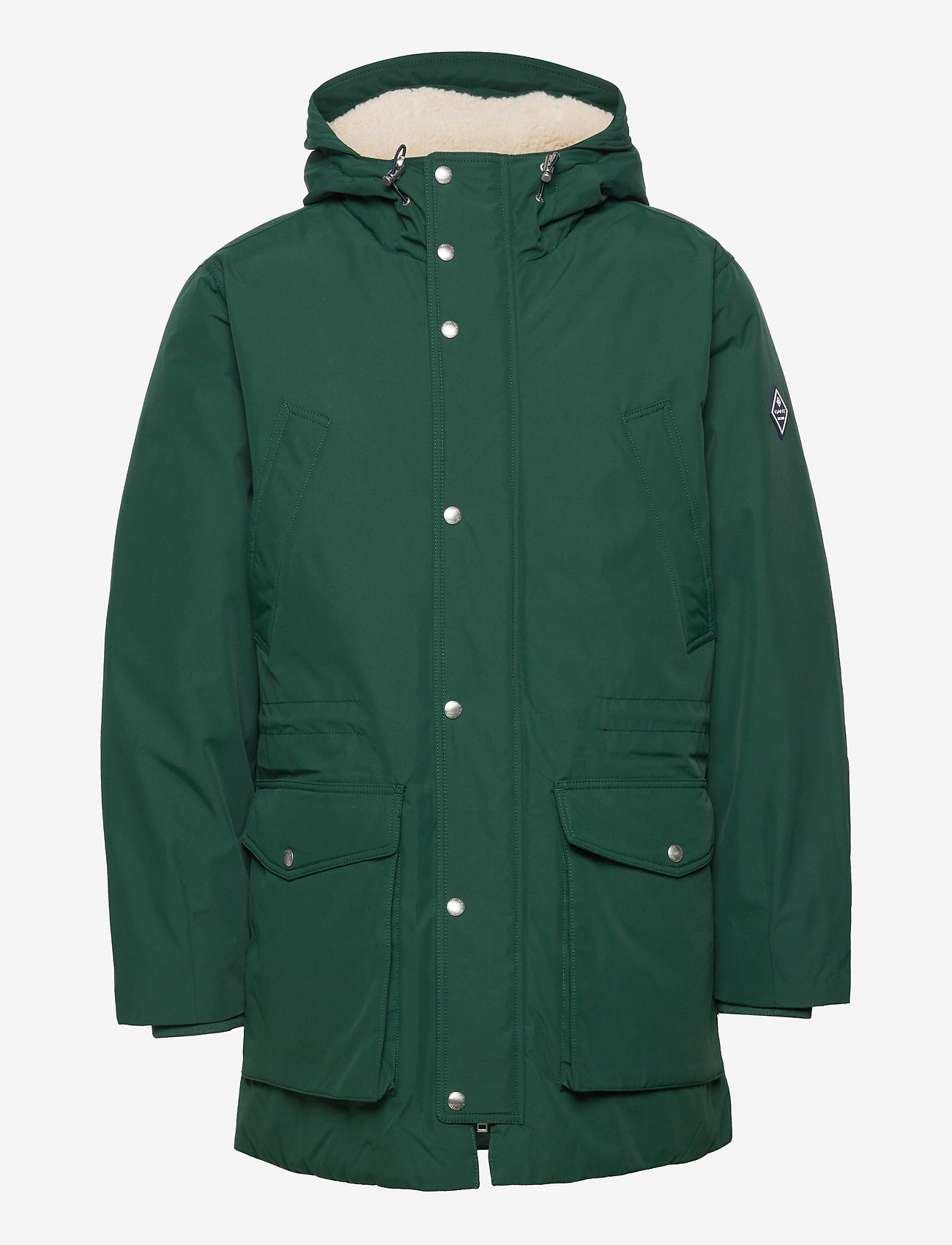 GANT - D2. EVERYDAY PARKA - winter jackets - tartan green - 0
