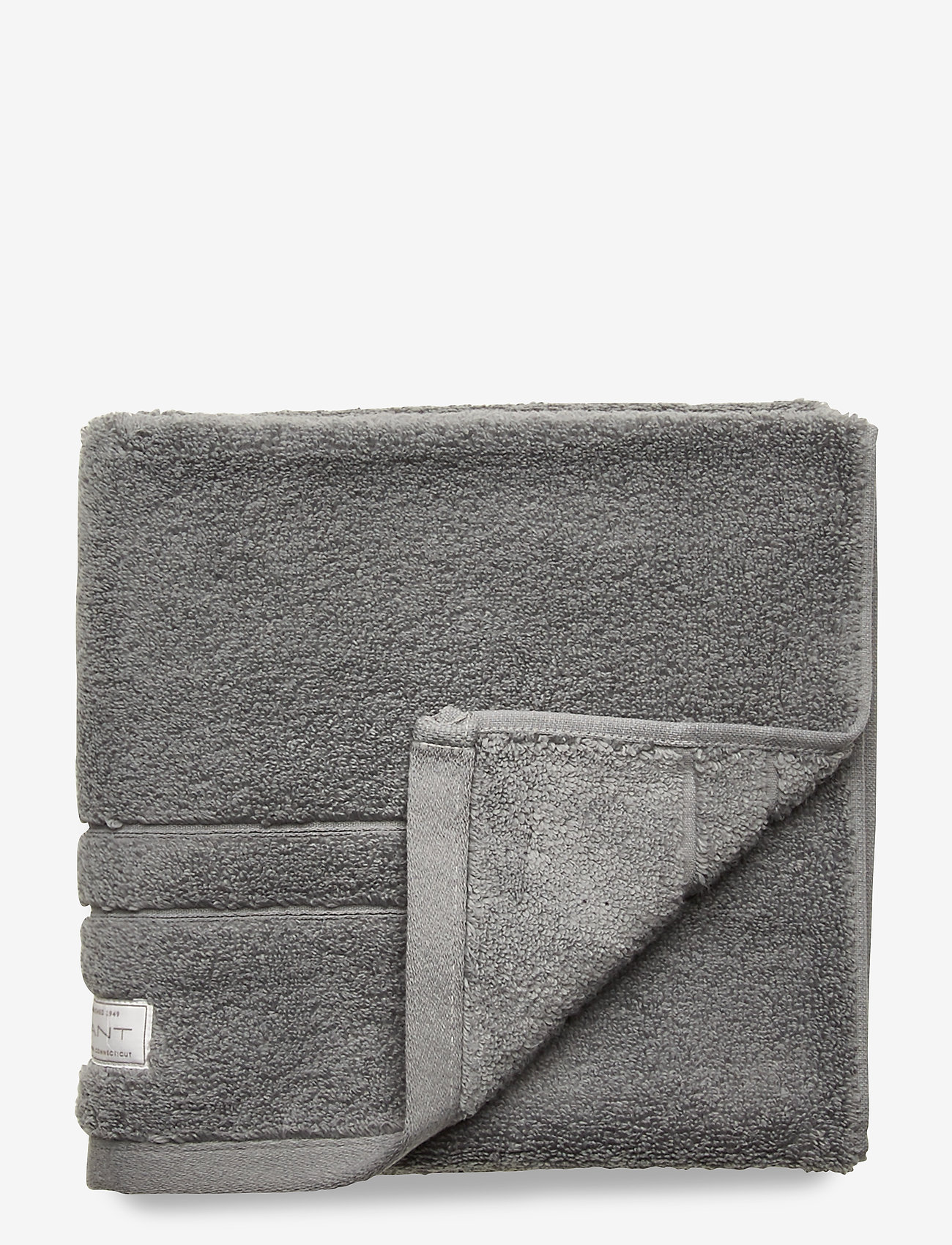 GANT - PREMIUM TOWEL 50X70 - bath towels - elephant grey - 0
