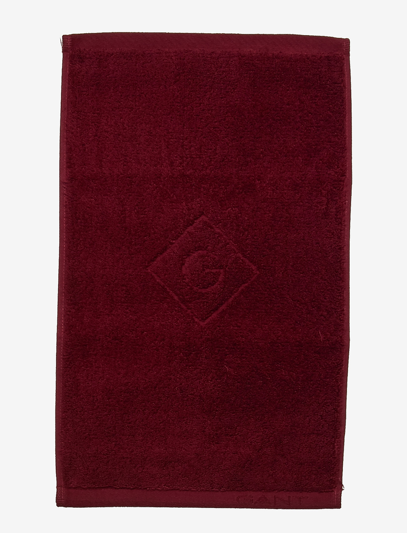 GANT - ICON G TOWEL 30X50 - guest towels - cabernet red - 0