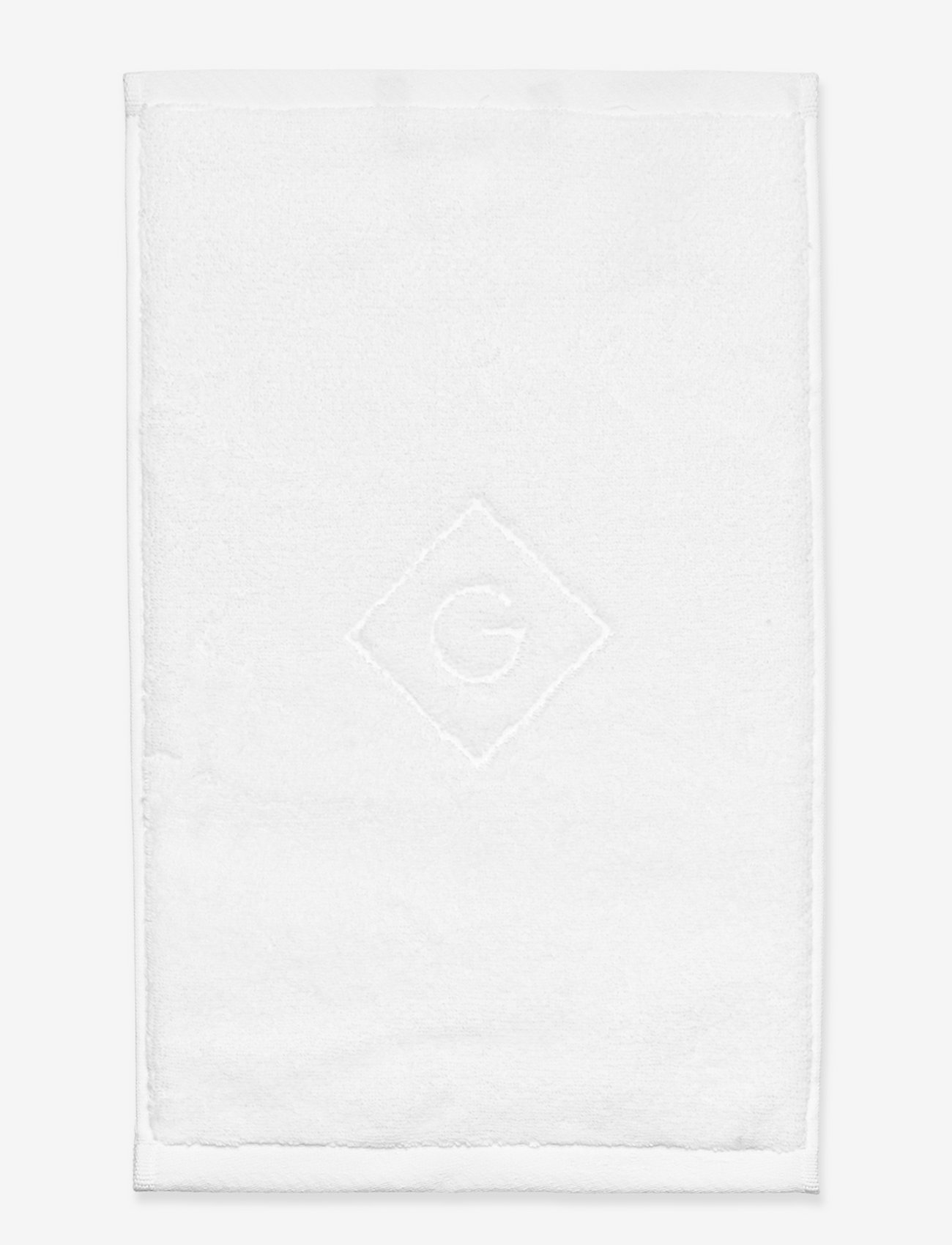 GANT - ICON G TOWEL 30X50 - guest towels - white - 0