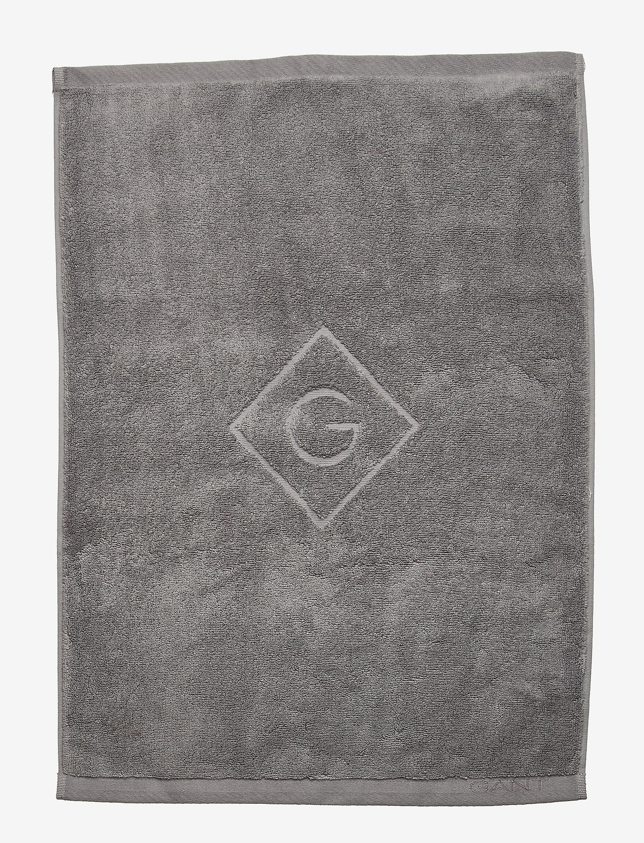 GANT - ICON G TOWEL 50X70 - bath towels - elephant grey - 0