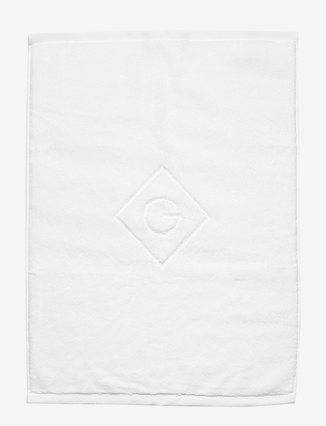 GANT - ICON G TOWEL 50X70 - bath towels - white - 0
