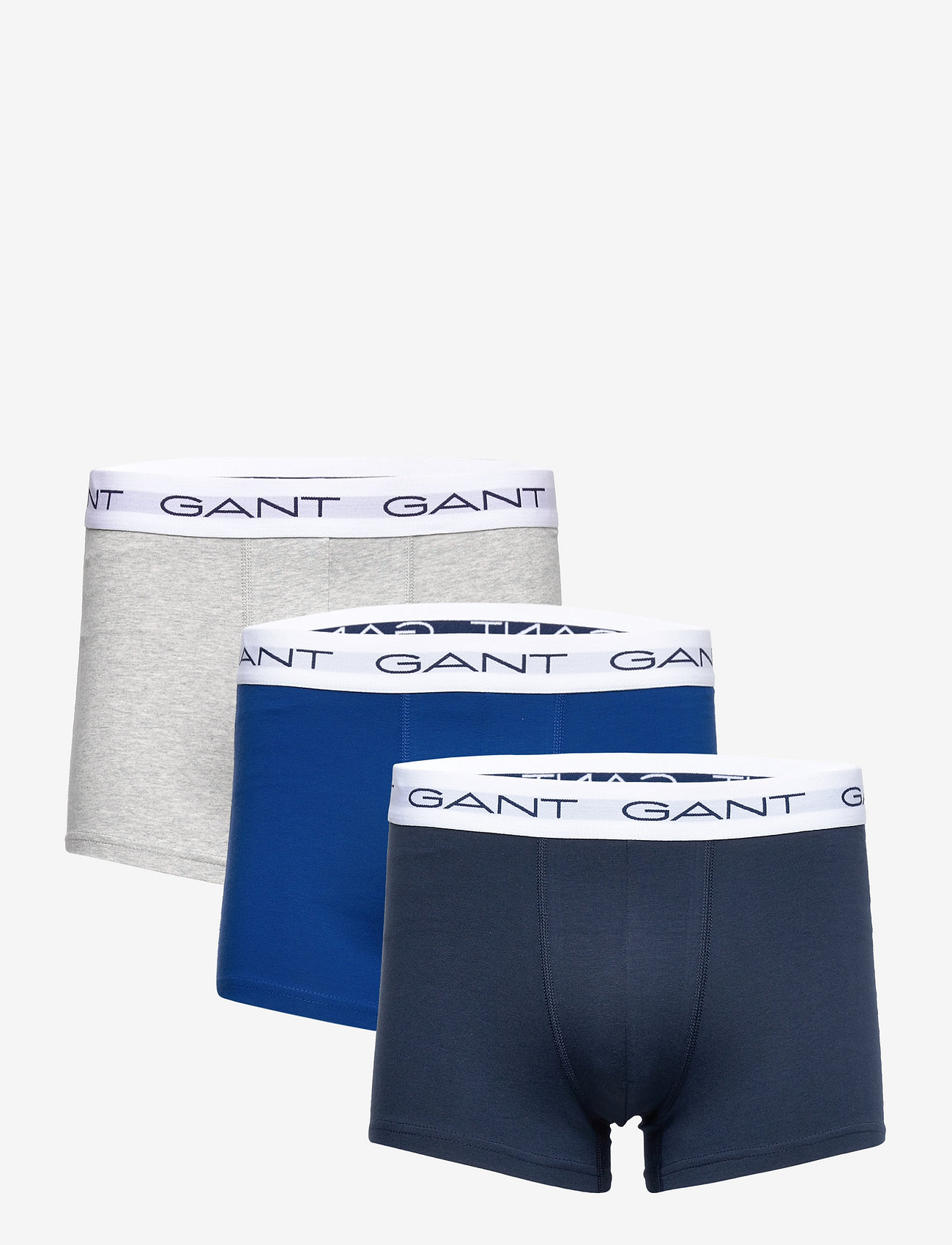 GANT - TRUNK 3-PACK - alushousut monipakkauksessa - light grey melange - 0