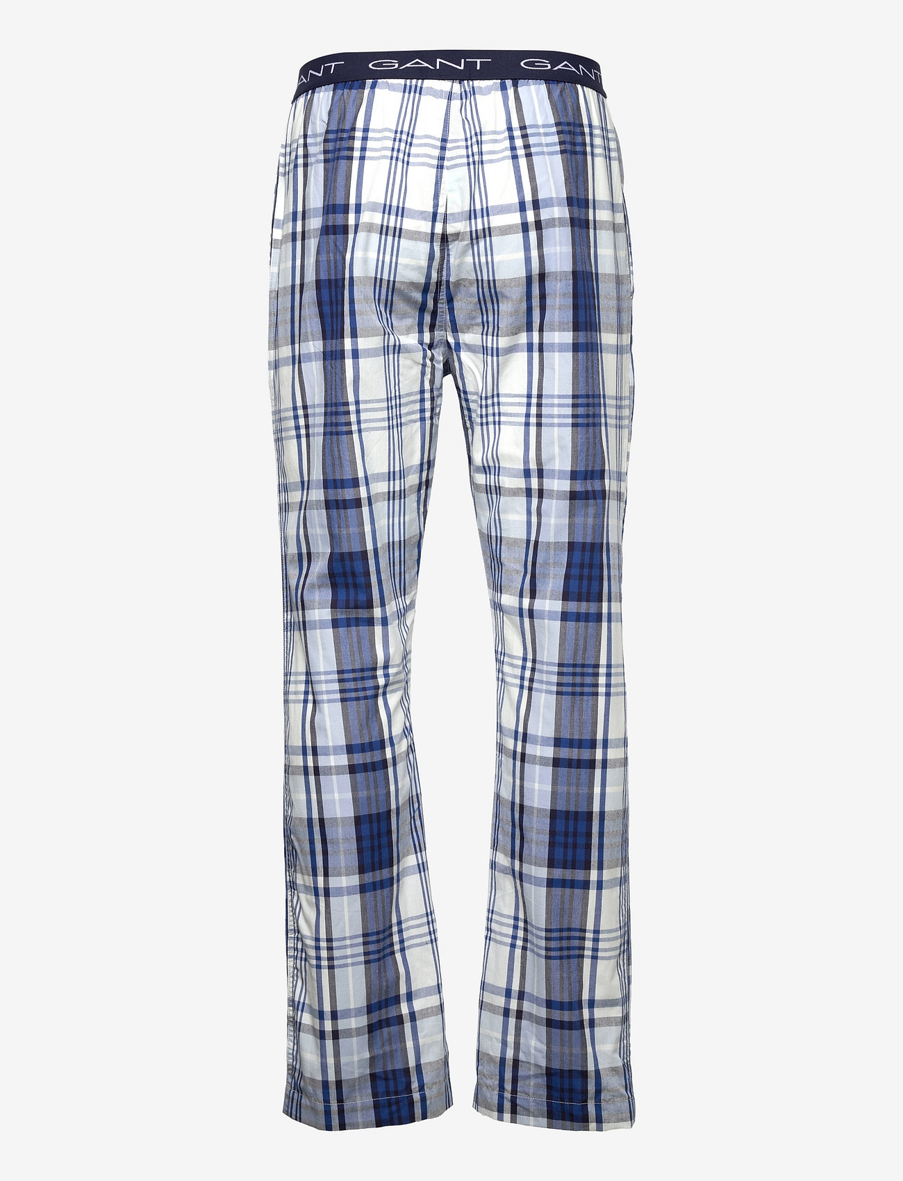GANT - BLUE CHECK PAJAMA PANTS - pyjamahousut - hamptons blue - 1
