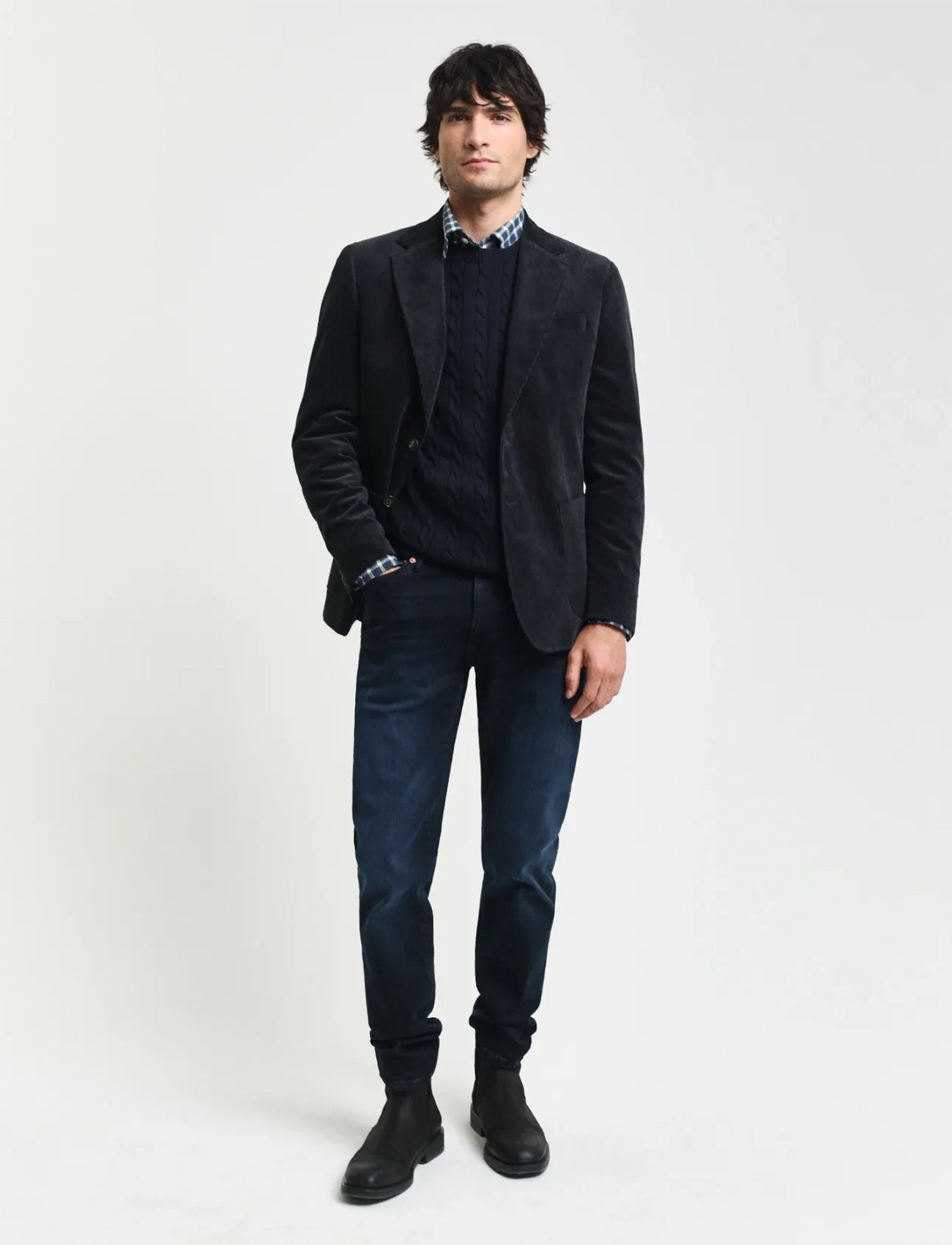 GANT Extra Slim Active Recover Jeans, 40 x 34, Black, Jeans > Smalle, Herre