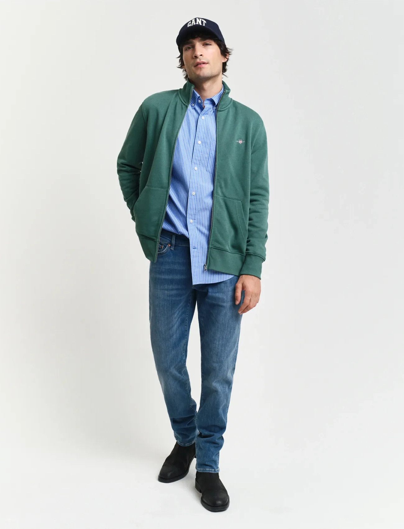 GANT Extra Slim Active Recover Jeans, 34 x 32, Blue, Jeans > Smalle, Herre