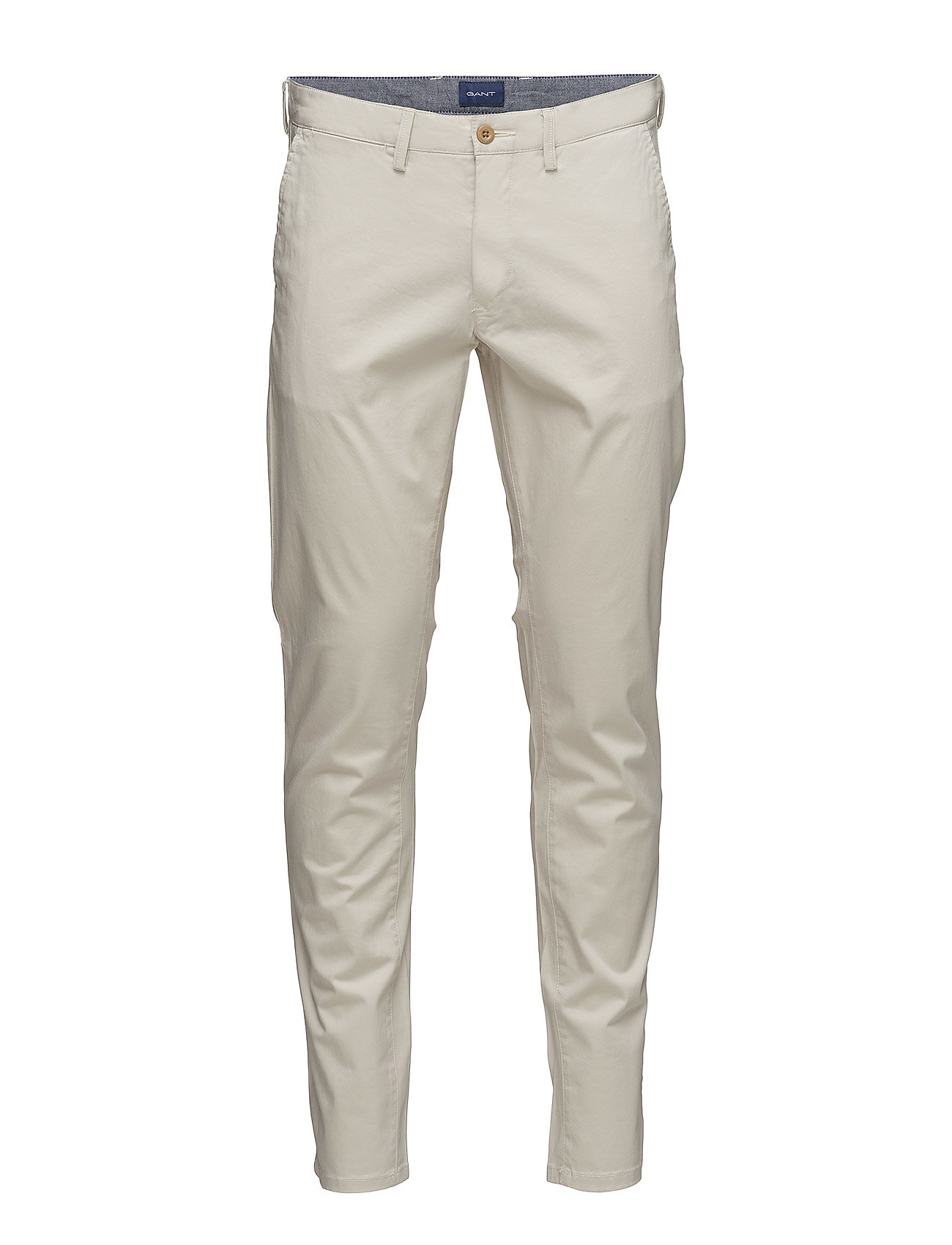 O1 Slim Twill Chino Broek Beige Gant gant kopen in de aanbieding
