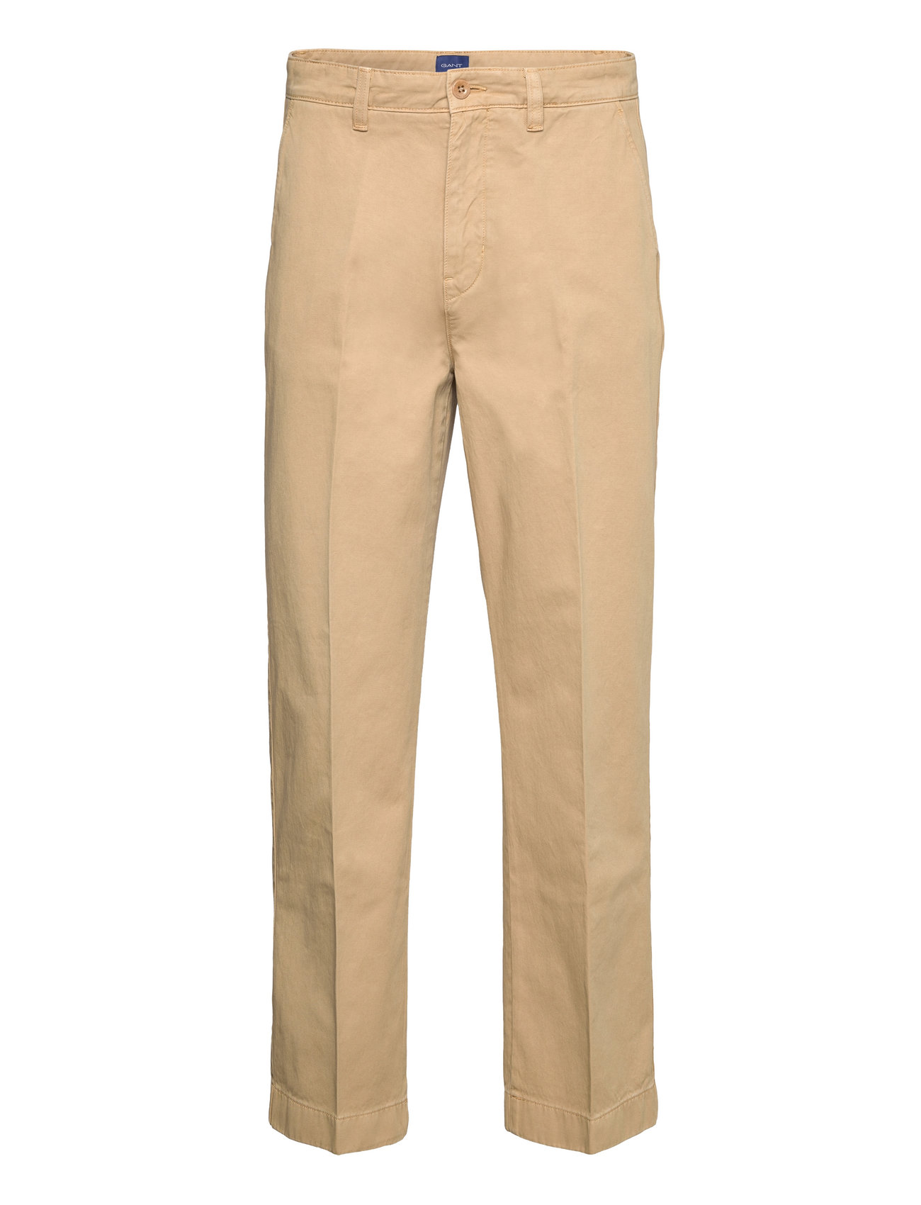 D2. Wide Cotton Twill Chino Beige GANT