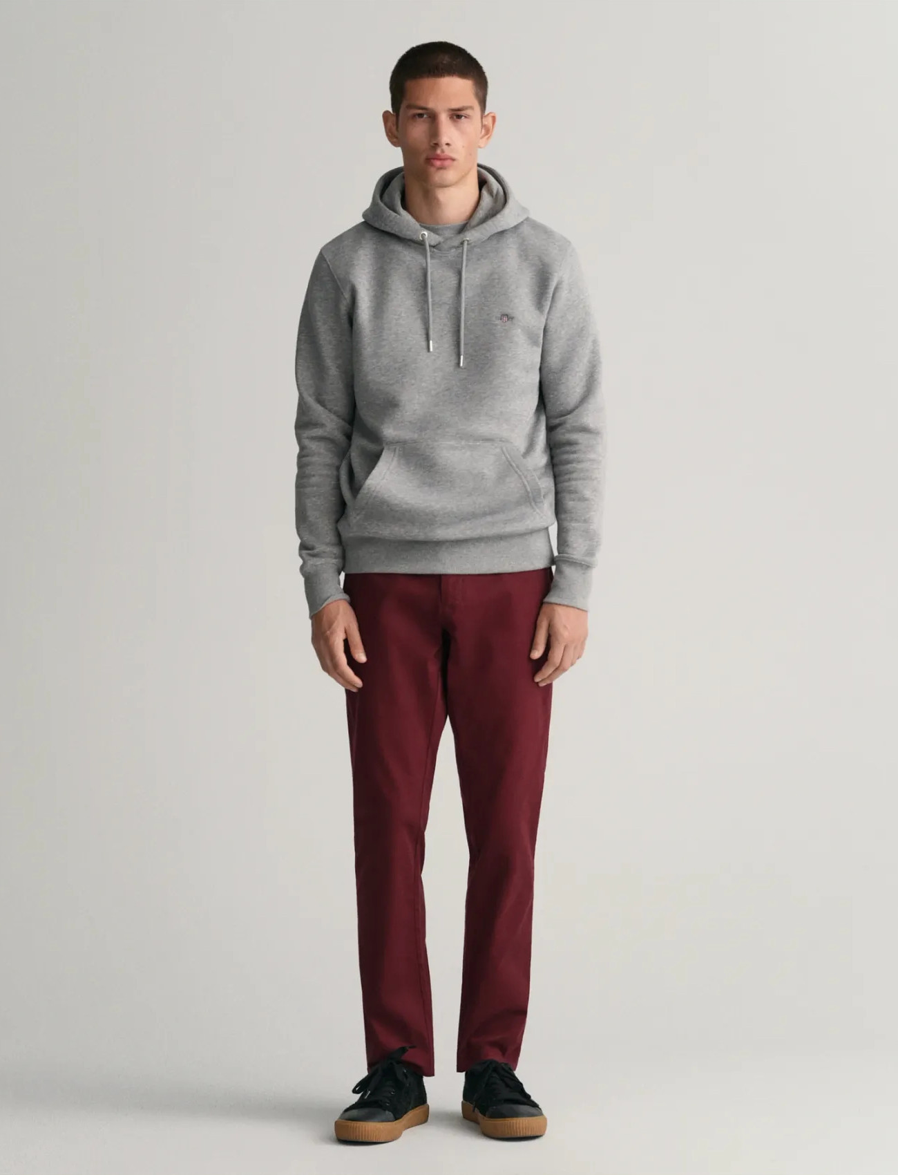 GANT Slim Chinos, 29 x 34, Red, Bukser > Chinos, Herre