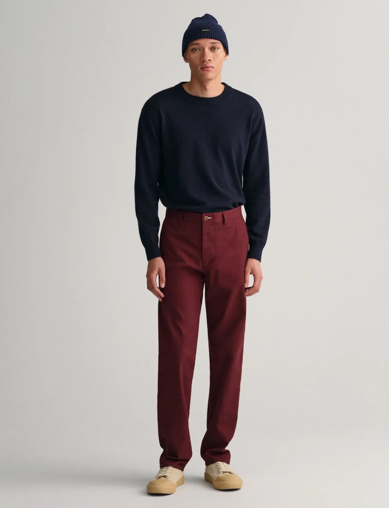 GANT Regular Chinos, 30 x 34, Red, Bukser > Chinos, Herre