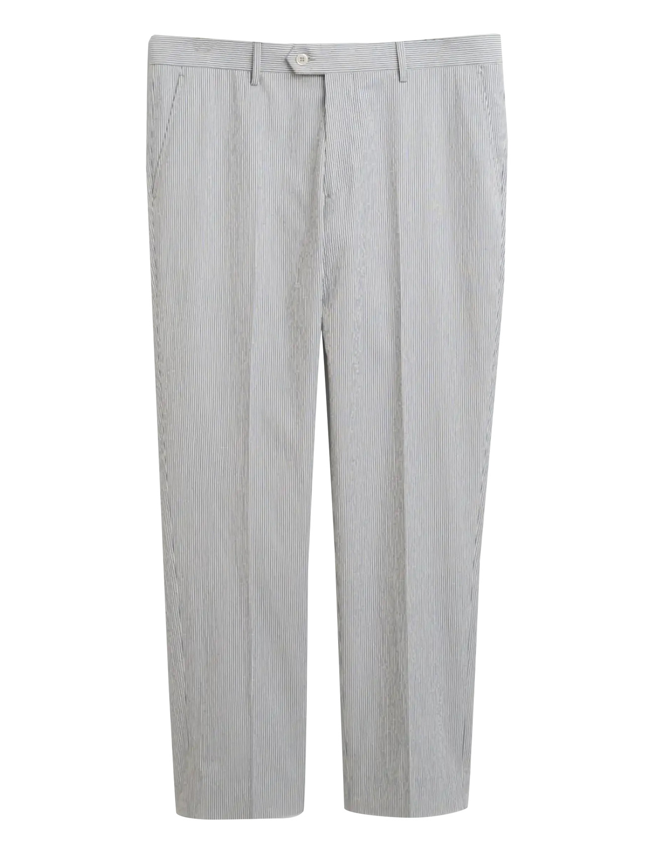GANT Slim Tapered Seersucker Anzug Hosen Grau - 46 - Herren