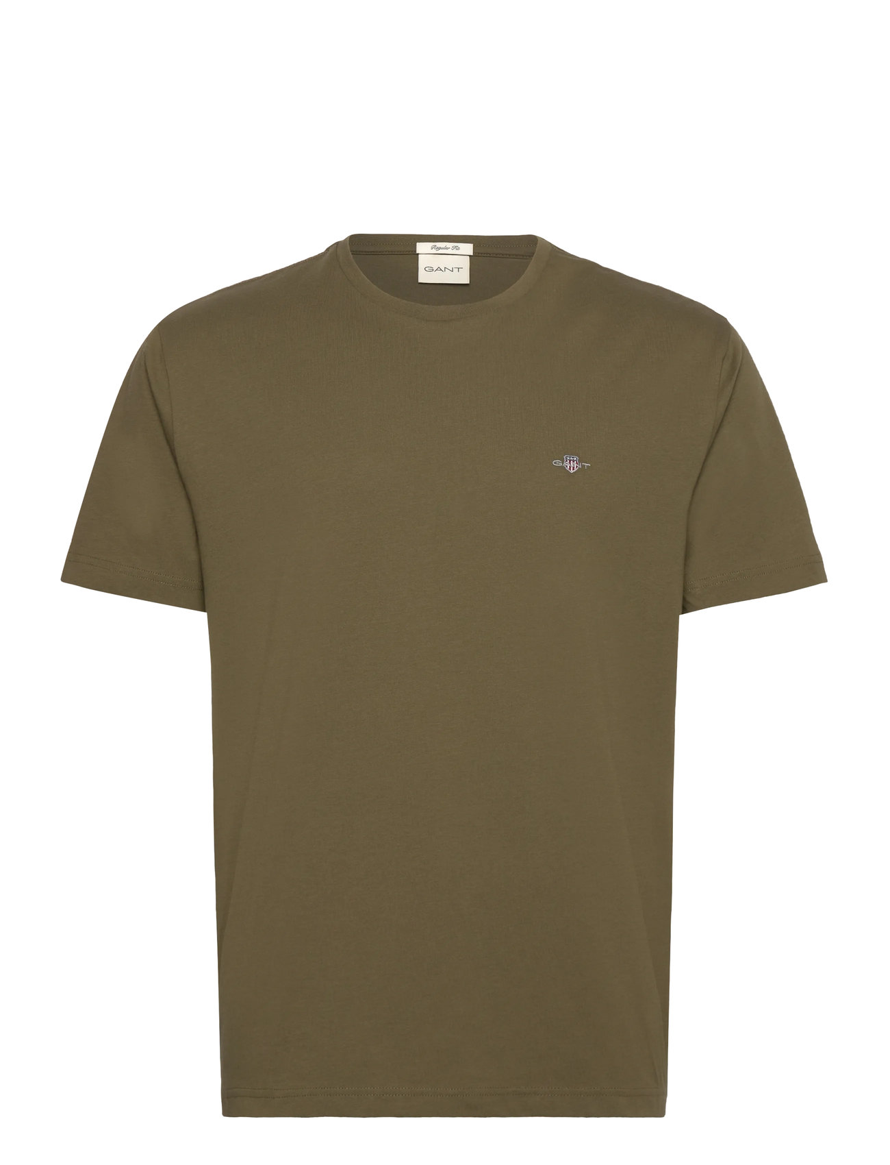 GANT REG SHIELD SS T-SHIRT - T-shirt basic - capri blue/lichtblauw GANT REG SHIELD SS T-SHIRT - T-shirt basic - capri blue/lichtblauw