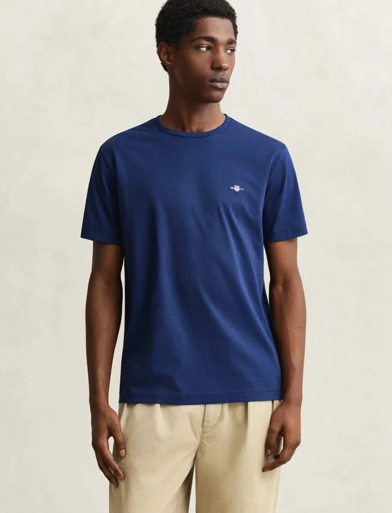 GANT Graphic T-Shirt, 3XL, Navy, T-Shirts > Kortærmede, Herre
