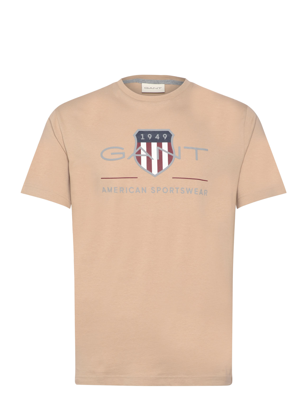 GANT Reg Archive Shield Ss T-Shirt Beige