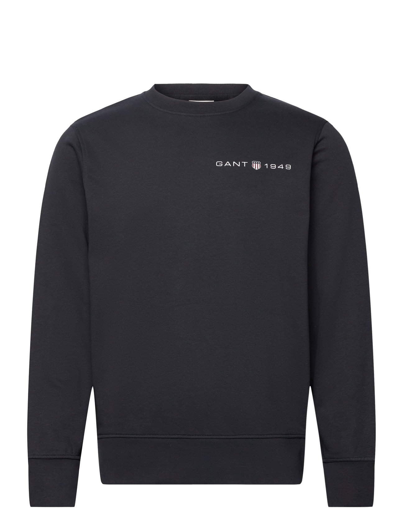 Printed Graphic C-Neck Sweat Black GANT