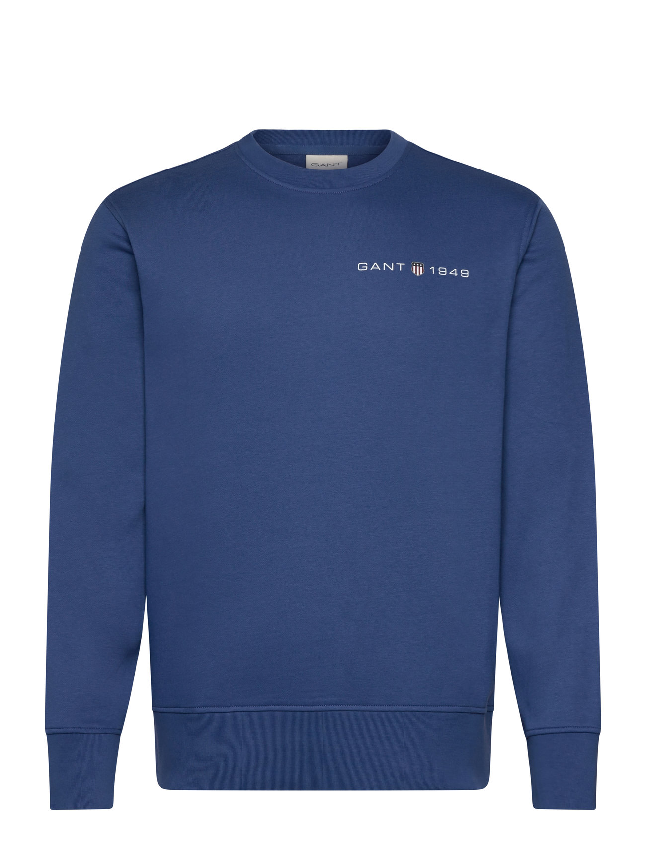 Printed Graphic C-Neck Sweat Blue GANT