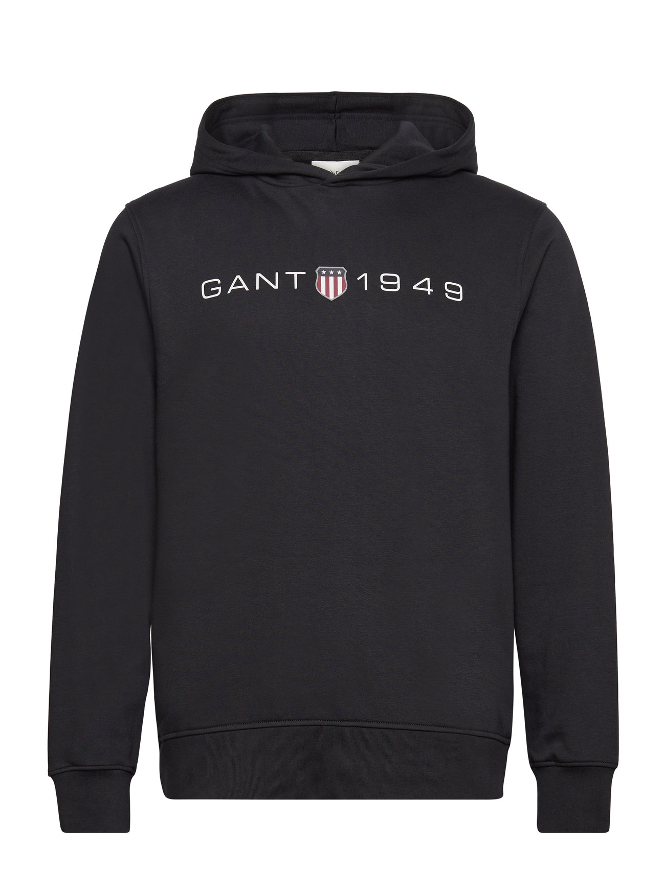 Printed Graphic Hoodie Black GANT