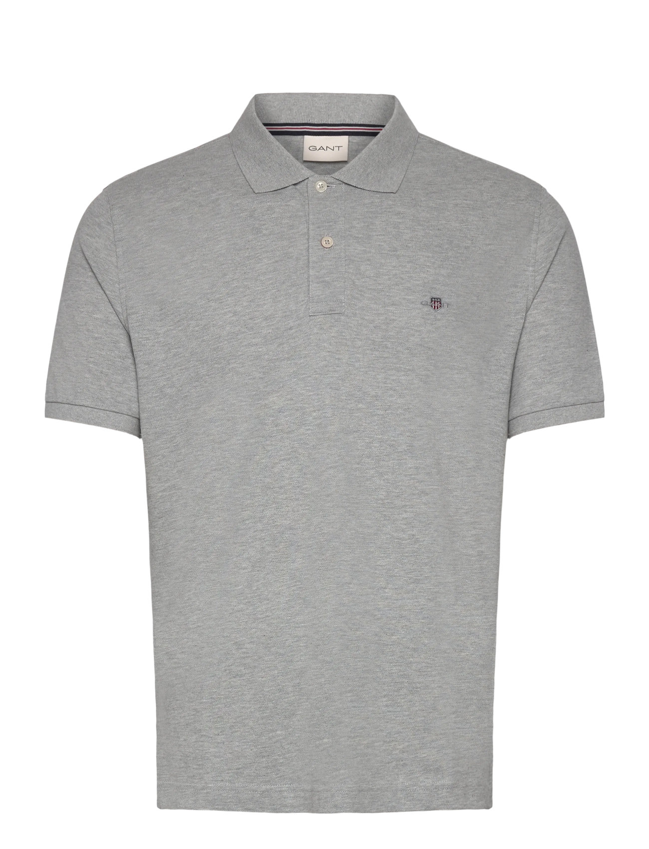 GANT Shield Logo Ss Polo Grau - XXXL - Herren