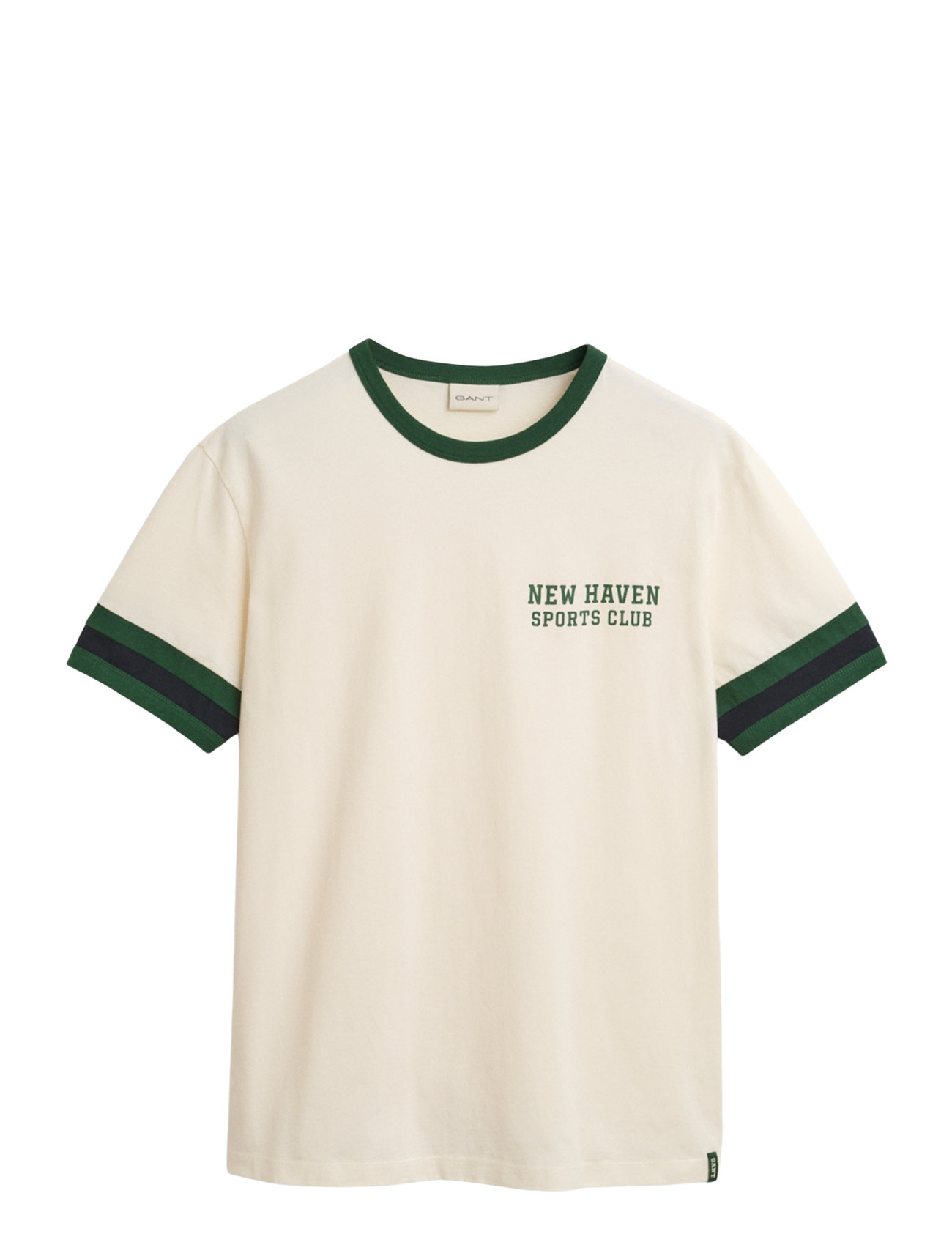 GANT Graphic T-Shirt Cream - S - Herren