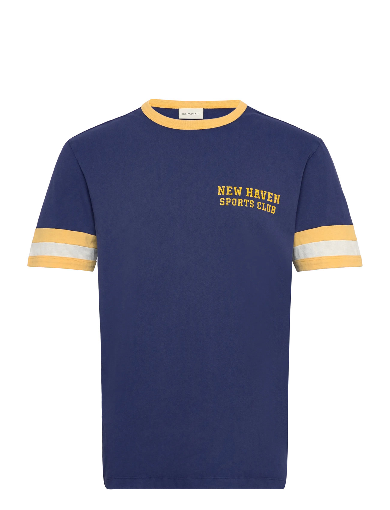 GANT Graphic T-Shirt, M, Navy, T-Shirts > Kortærmede, Herre