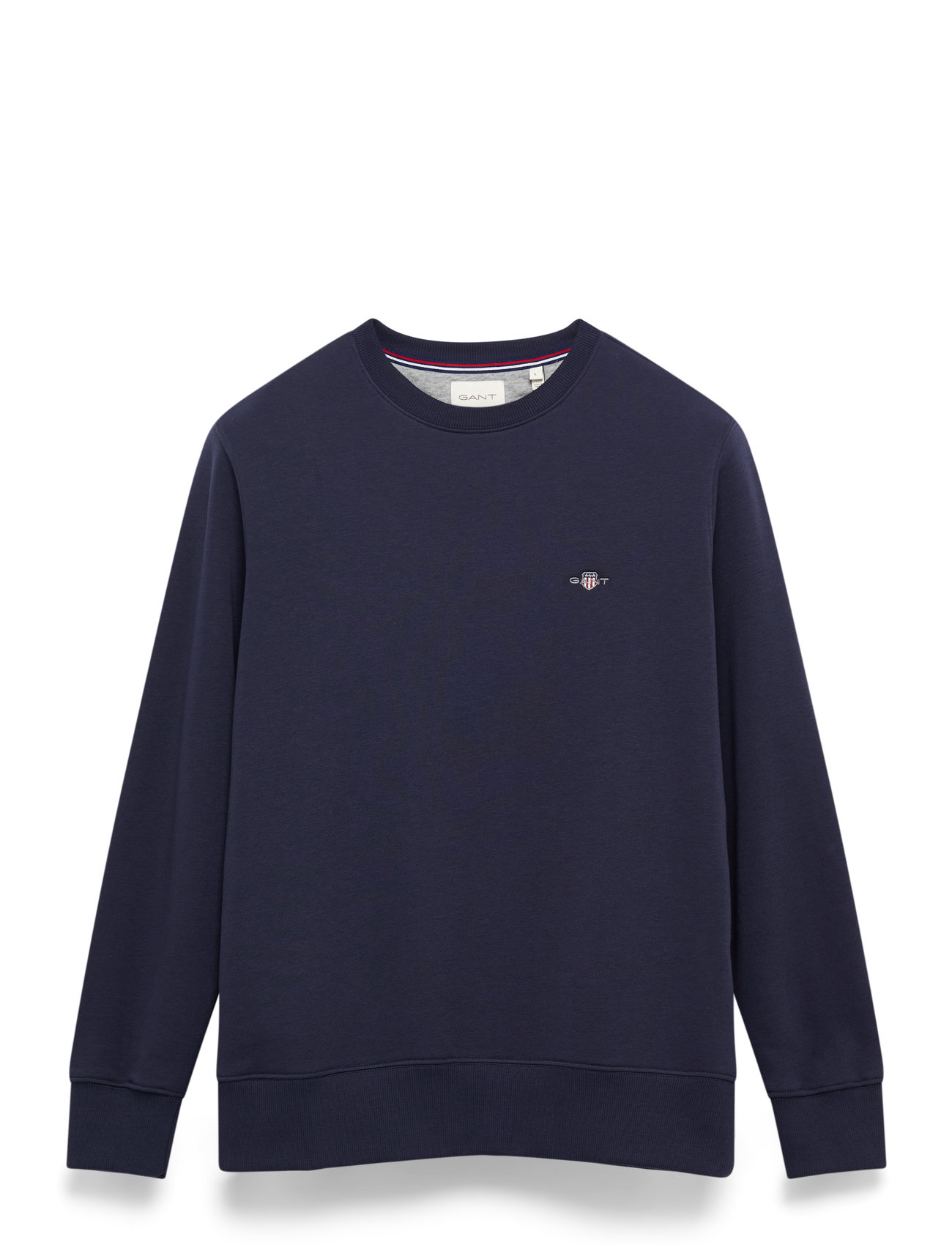 GANT Reg Shield Ls T-Shirt Navy - M - Herren